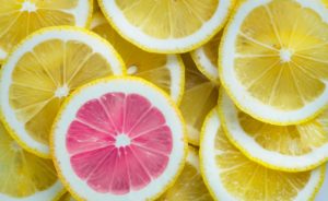 Lemon and grapefruit slices